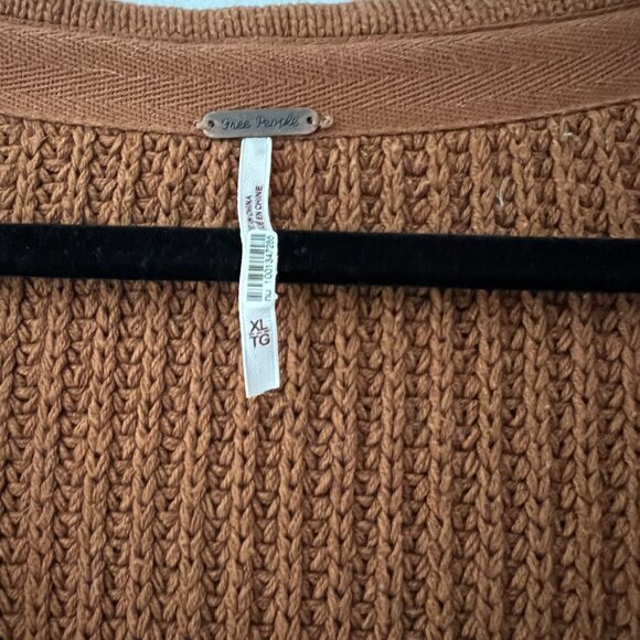 Free People All Day Long Sweater Sahara Size XL - Picture 6 of 8